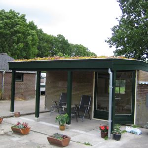tuinhuis met veranda Van Langen Timmerbedrijf