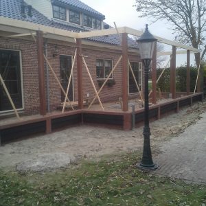 bouw veranda Van Langen Timmerbedrijf